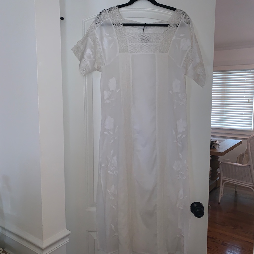 White Zara dress